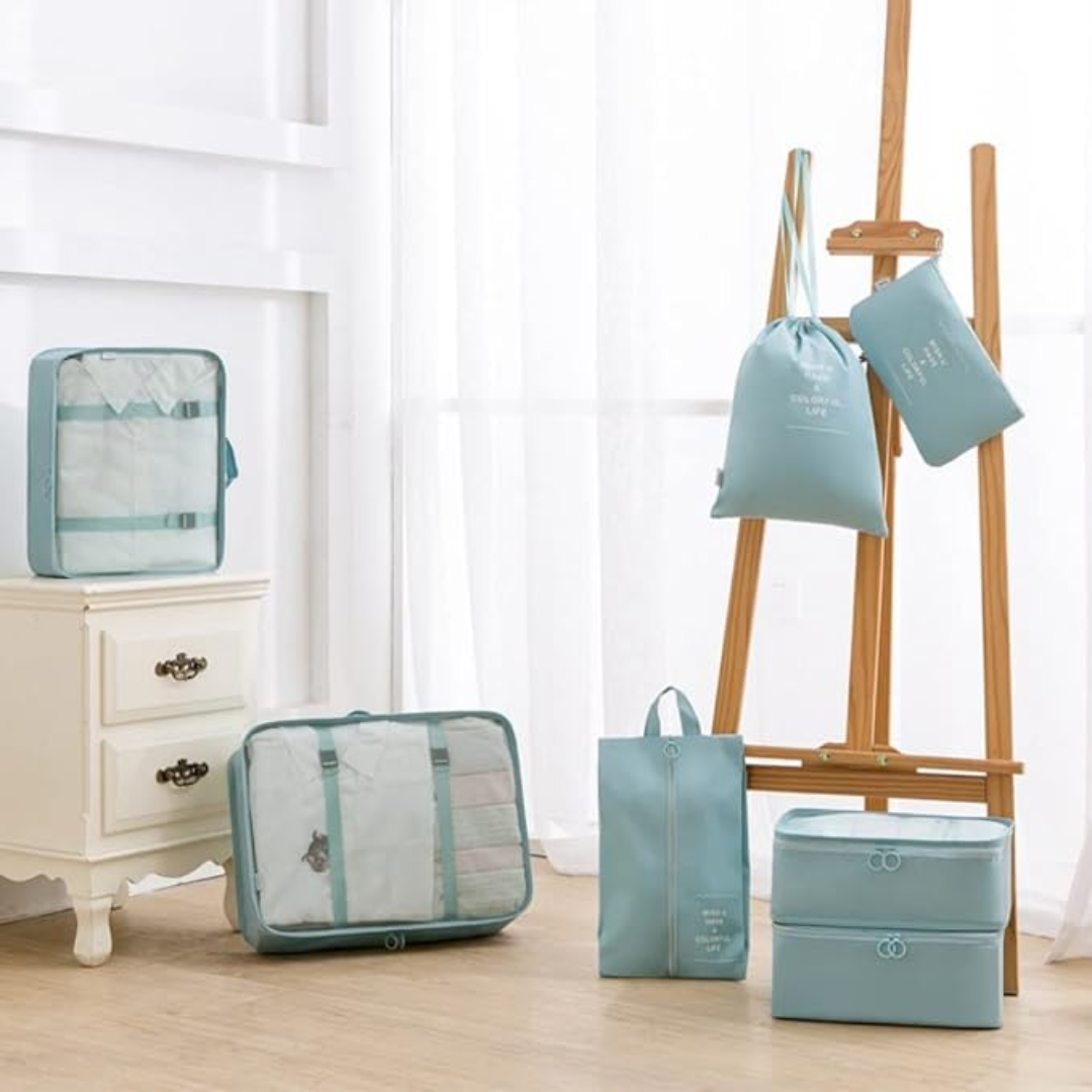 Bagage Indeling – 8 Delige Set | Handige Koffers Organizers