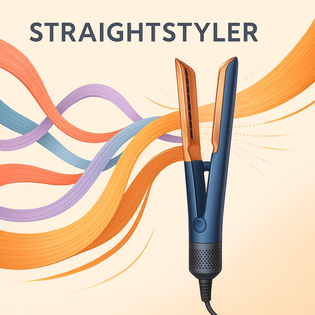 HairFlow Pro Föhn & Stijlborstel – 2-in-1 Droger met Intelligente Warmteregeling