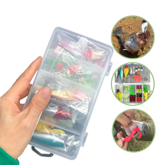 Kunstaas Set - 122 Delig | Complete Visset voor Zoet & Zout Water