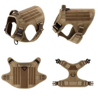 KrachtGrip Hondentuig – Verstelbaar Tactisch Harnas voor Training & Wandelingen