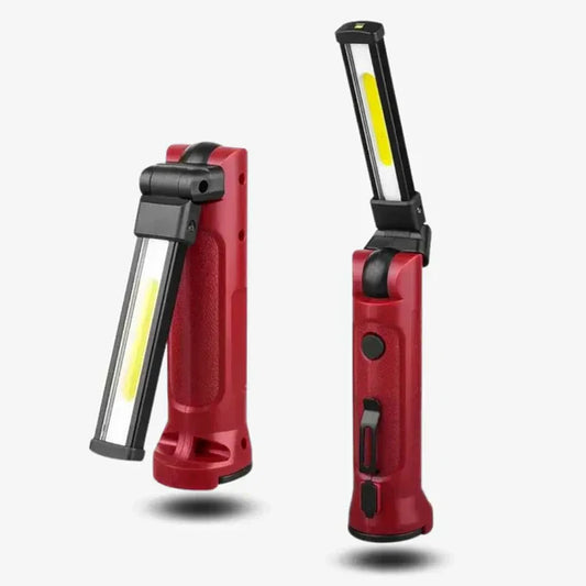 180° COB Werklamp - USB Oplaadbaar - Aluminium & ABS - Krachtig Licht