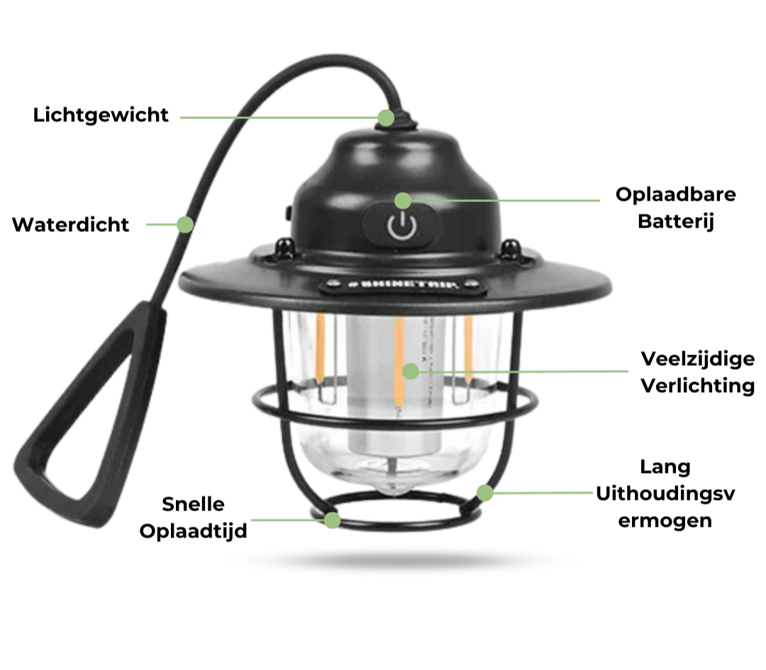 Camping Lantaarn - Outdoor | Krachtige, Draagbare Verlichting voor Avontuur