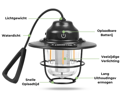 Camping Lantaarn - Outdoor | Krachtige, Draagbare Verlichting voor Avontuur