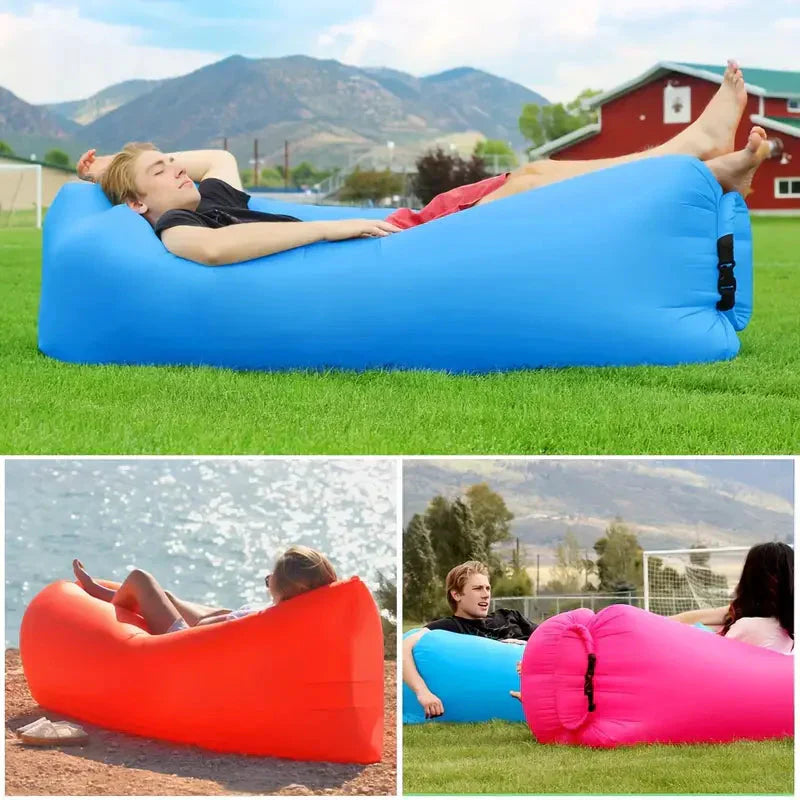 Air Lounger - Handig Luchtbed