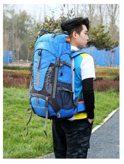 60L Waterdichte Rugzak – Ideaal voor Wandelen en Backpacken