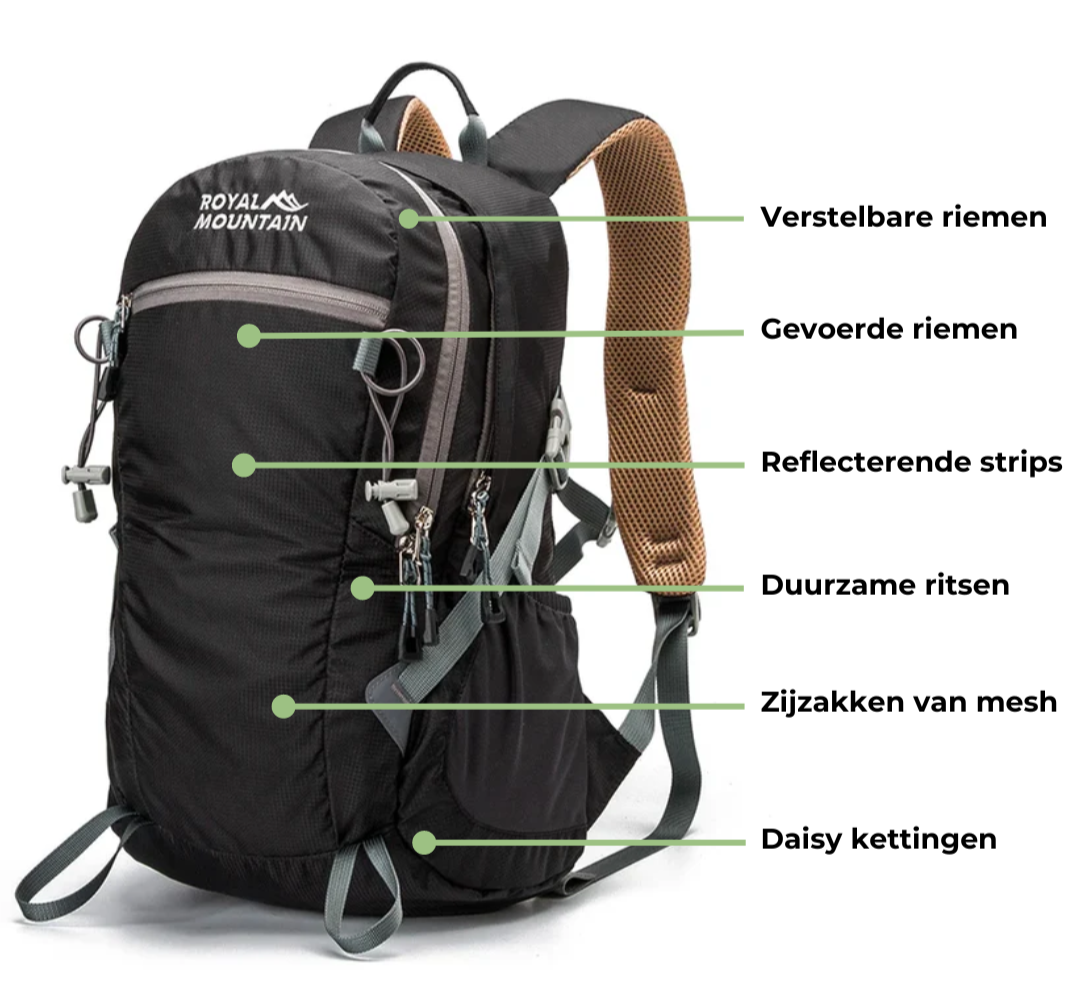 Outdoor Rugzak - 30L | Ruime, Waterbestendige Rugzak voor Avonturen