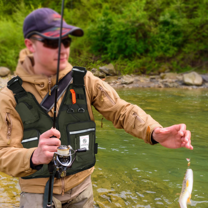 Outdoor Vest – Vissen | Lichtgewicht en Waterbestendig Vissersvest
