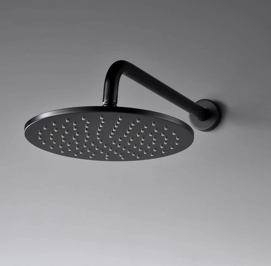 VoordeelPaleis® Doucheset Montana 10 inch / 25 cm regendouche rond 2-weg zwart inbouw