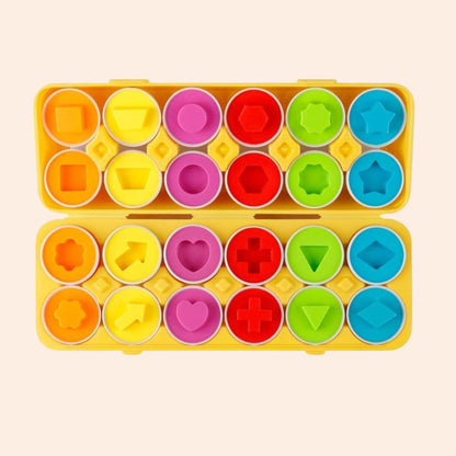 Educatief Speelgoed – Geometrische Eieren, Duurzaam en Kindveilig – Perfect voor Peuters