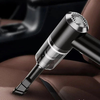 AeroClean Draadloze Mini Stofzuiger met Vacuümfunctie – USB Oplaadbaar