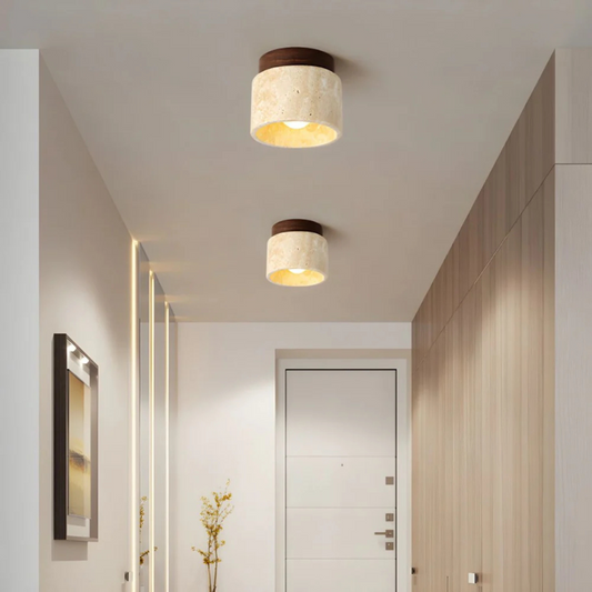 Japanse Plafondlamp – Elegante Plafonnière met Warm Licht voor Elke Kamer