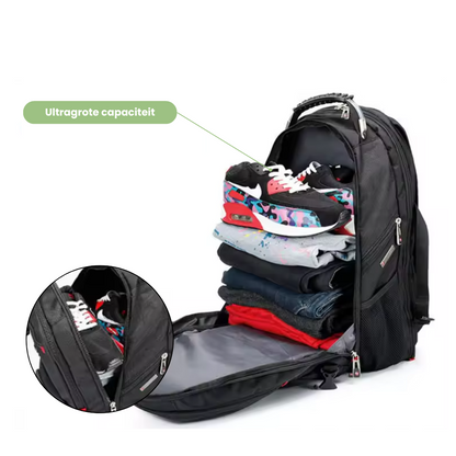Laptop Rugzak - Multifunctioneel Design - Geschikt voor 17 Inch Laptops