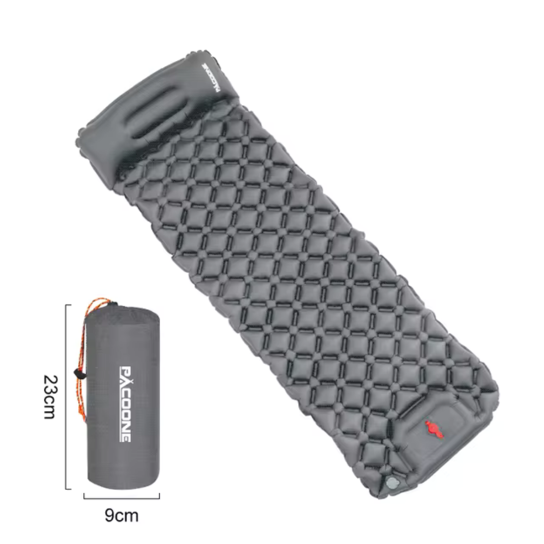Outdoor Nylon Slaapmat - Kamperen met Ingebouwde Pomp - Comfortabel