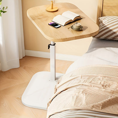 Verstelbare ComfortTafel – Houten Bijzettafel met Metalen Frame