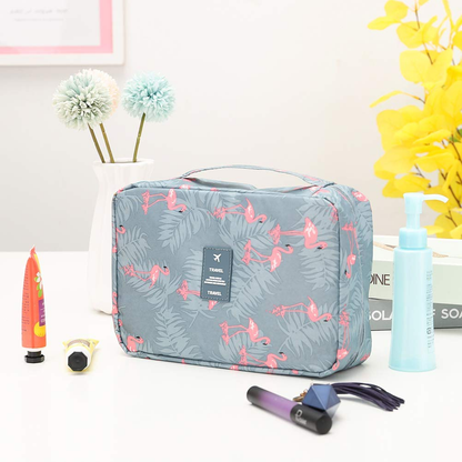 TravelEase – Waterafstotende Cosmetictas met Haak en Vakken | Reistoilettas