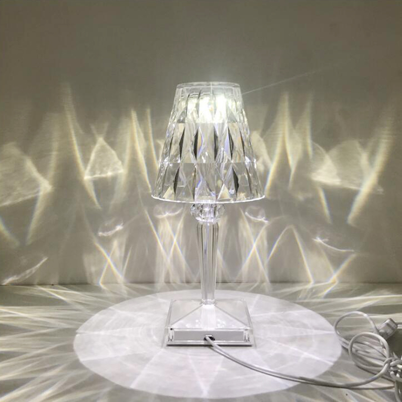 KristalGlow Touchlamp – Elegante Tafellamp met Touch Sensor en USB