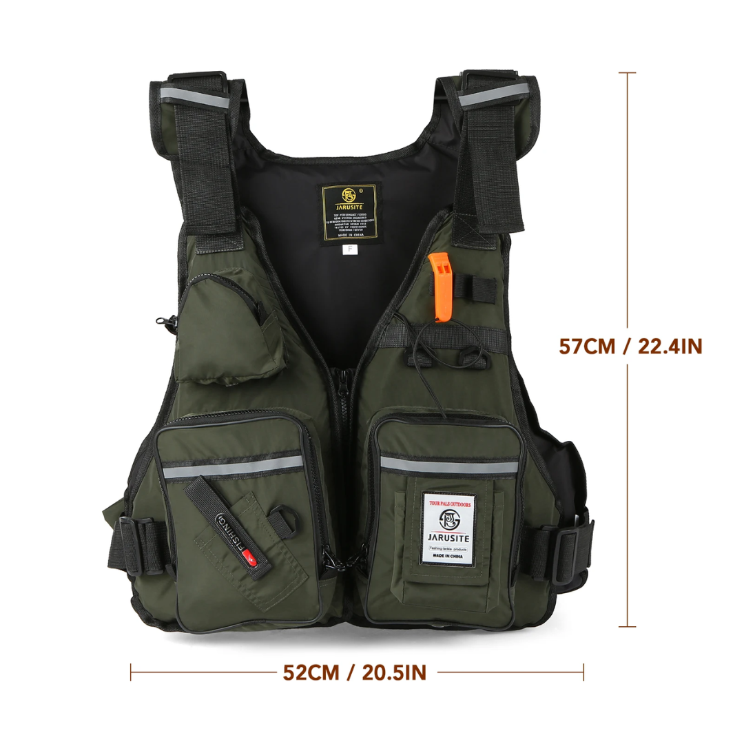 Outdoor Vest – Vissen | Lichtgewicht en Waterbestendig Vissersvest