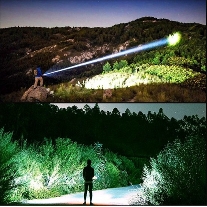 Militaire Zaklamp – 9000 Lumen LED Zaklamp voor Outdoor Gebruik en Noodgevallen