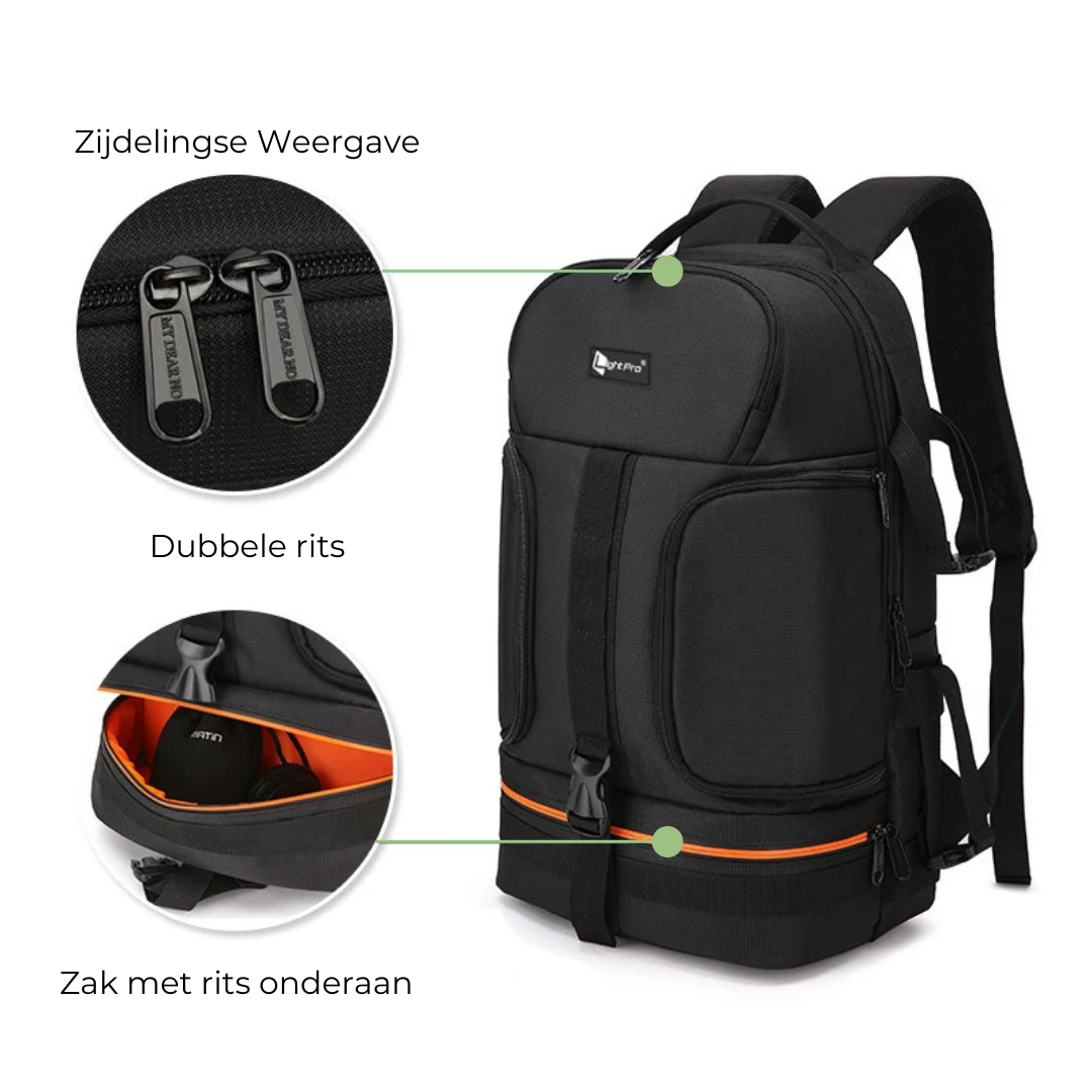 Camera Backpack – Waterproof | Beschermende en Draagbare Rugzak