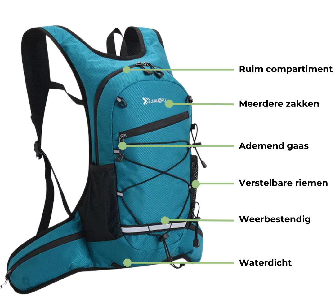 Backpack - Hiken & Fietsen | Duurzaam, Lichtgewicht en Comfortabel