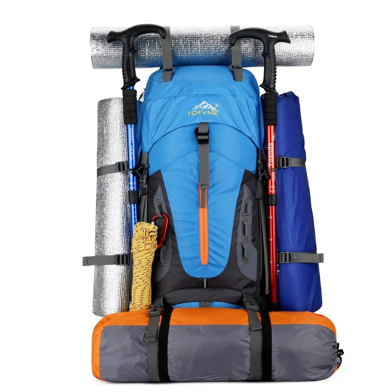60L Waterdichte Rugzak – Ideaal voor Wandelen en Backpacken