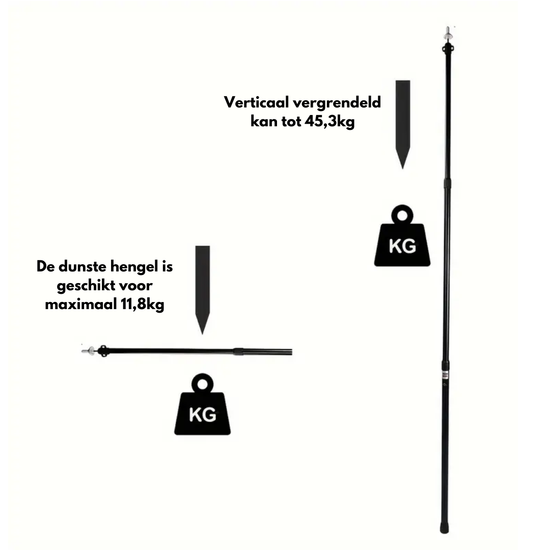 Telescopische Palen - Stevige Tentstokken voor Kamperen en Outdoor