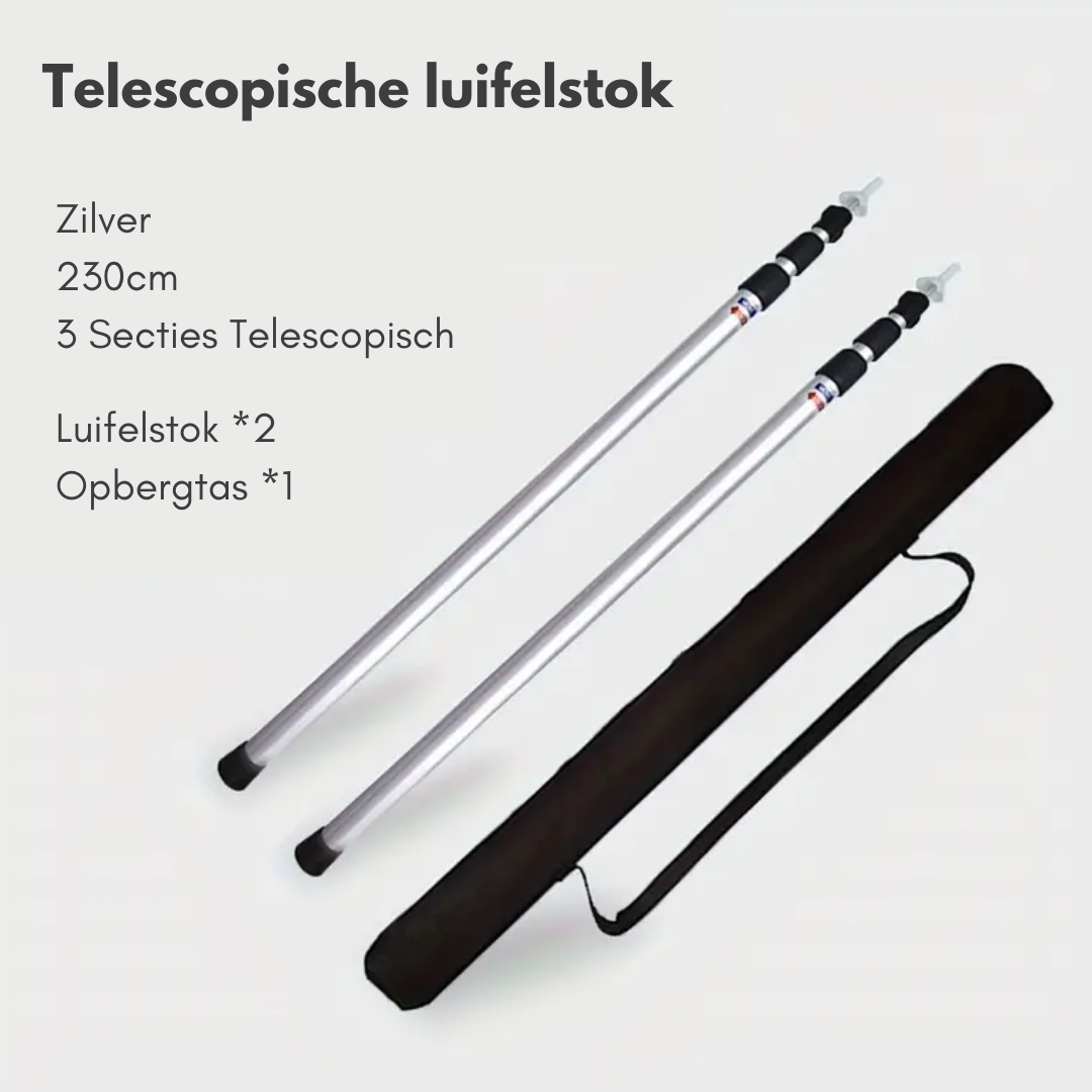 Telescopische Palen - Stevige Tentstokken voor Kamperen en Outdoor