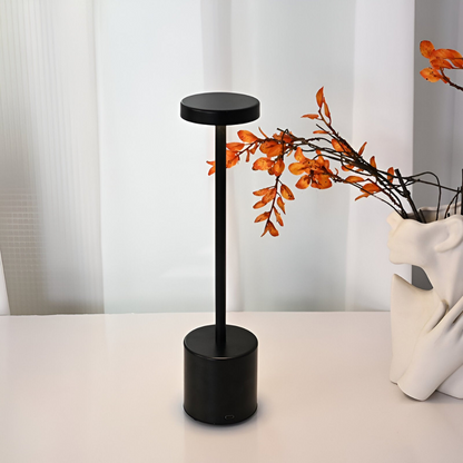 Retro Tafellamp LumaVrij – Oplaadbare Draadloze Sfeerverlichting voor Elk Interieur
