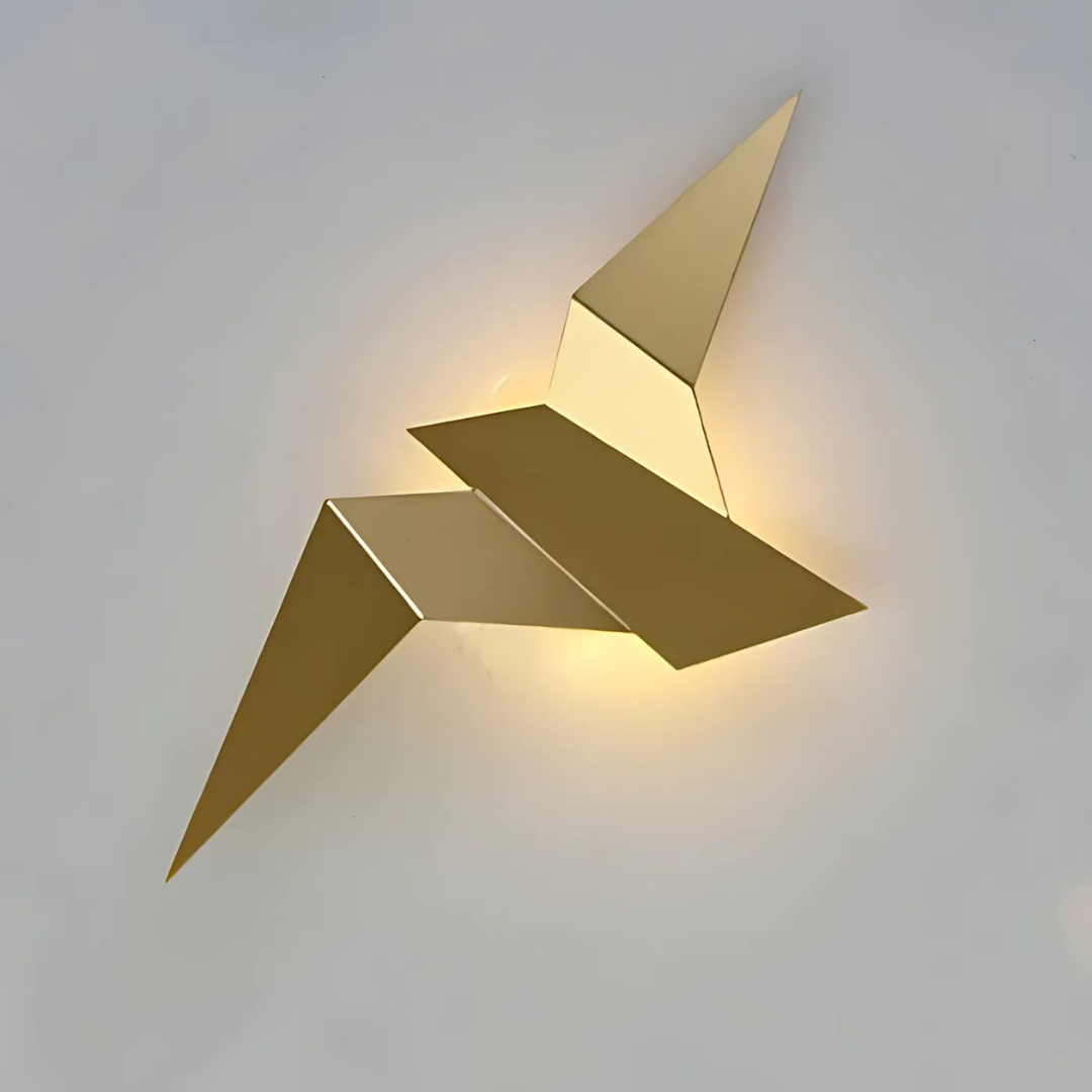 Origami Wandlamp – Unieke Wandverlichting in Japanse Stijl voor Woonkamer en Slaapkamer