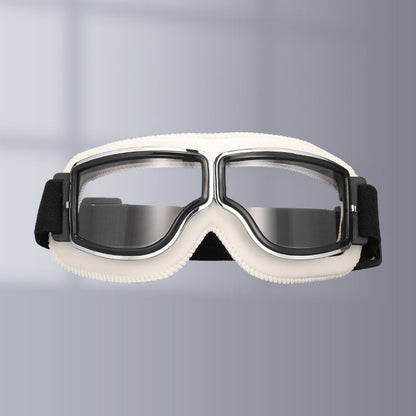 RoadRider | Vintage Motorbril met Verwisselbare Lenzen en Comfortpadding