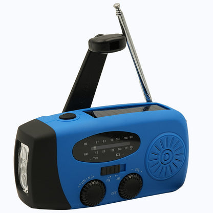 SafeSurvive Draagbare Noodradio – AM/FM, Zonnepaneel, Handcrank