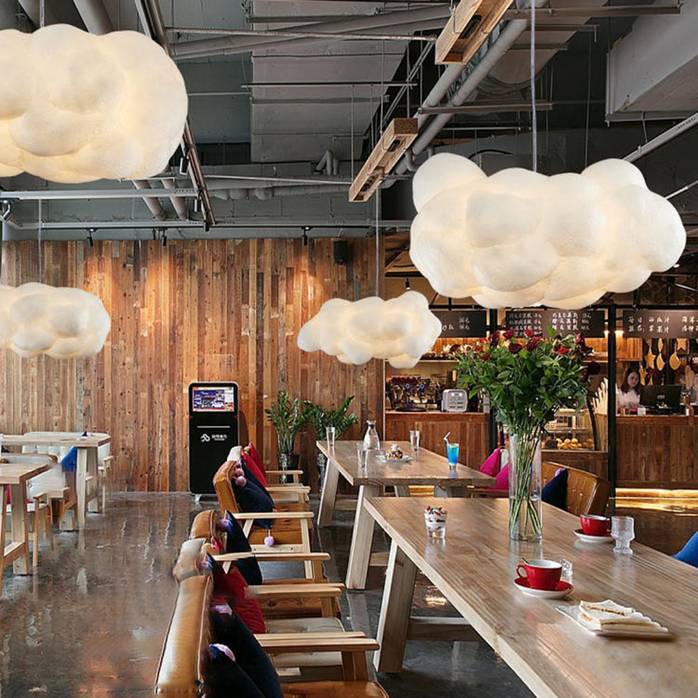 CloudyGlow Hanglamp – Zachte Verlichting in Wolkvorm voor Elk Interieur