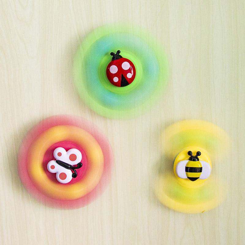 Draaiende Spinners – Educatief Speelgoed voor Baby's, Set van 3 – Veilig ABS