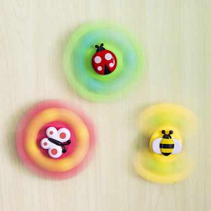Draaiende Spinners – Educatief Speelgoed voor Baby's, Set van 3 – Veilig ABS