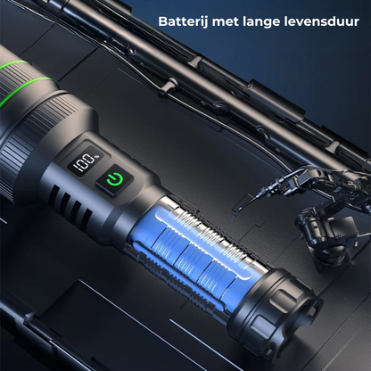 LED Zaklamp - Zoombaar tot 3 KM & Extreem Helder voor Avonturen