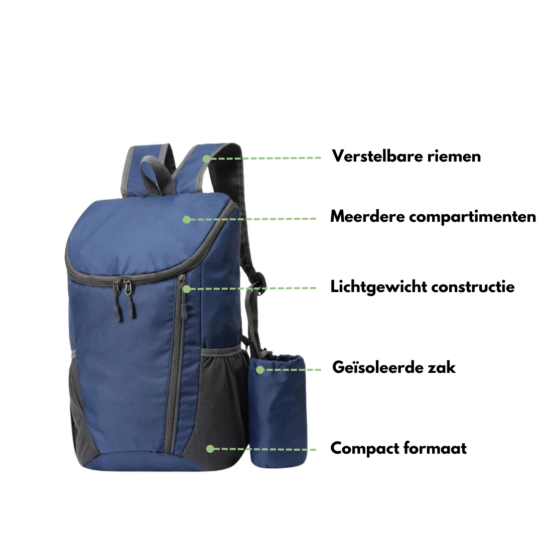 Compacte Opvouwbare Rugzak - Lichtgewicht & Handig - Voor Outdoor Gebruik