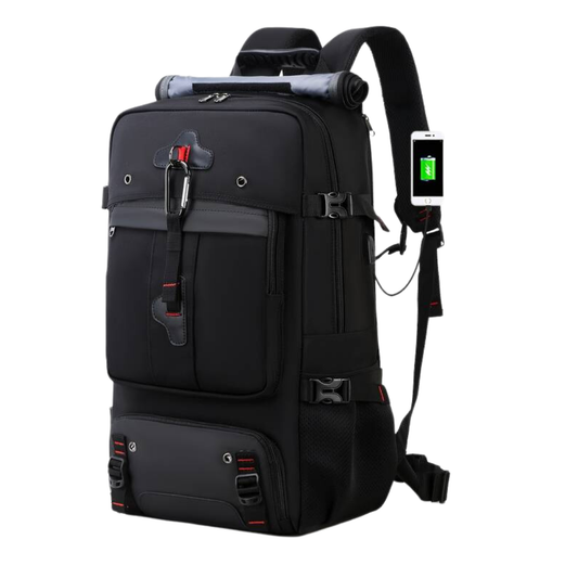 Outdoor Rugzak - 50L | Waterdicht met USB-poort voor Avontuurlijke Reizen
