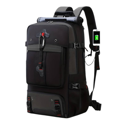 Outdoor Rugzak - 50L | Waterdicht met USB-poort voor Avontuurlijke Reizen