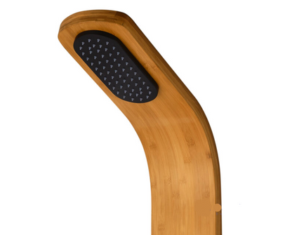 VoordeelPaleis massage douchepaneel Creavit 150 x 22 cm Bamboe Zwart
