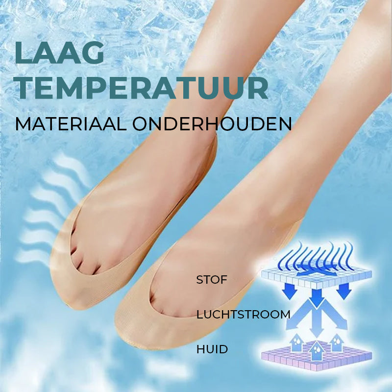Ademende IJszijde Sokken voor Verkoeling en Comfort