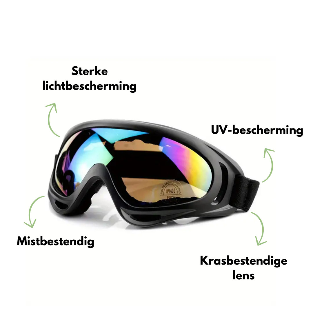 Ski Bril - Wintersport | UV400 Bescherming en Duurzaam voor Sneeuwavonturen
