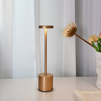 Draadloze Retro Tafellamp – Oplaadbare Sfeerlamp met Vintage Design