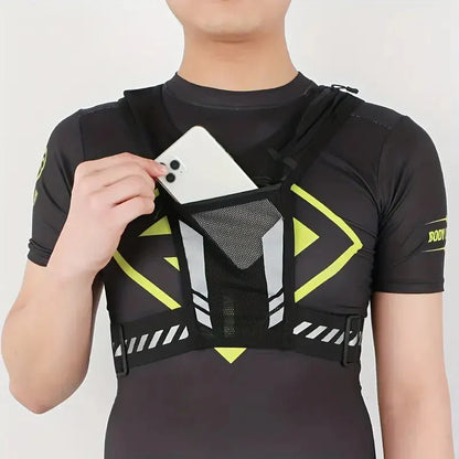 Reflecterend Hardloopvest - Telefoonhouder
