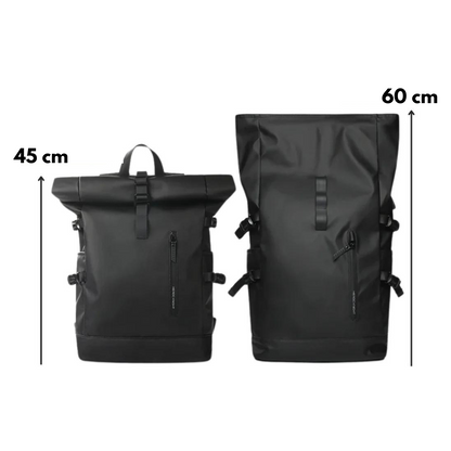 Rolltop Rugzak - Waterbestendig & Ruim - Met USB Oplaadpoort voor Outdoor