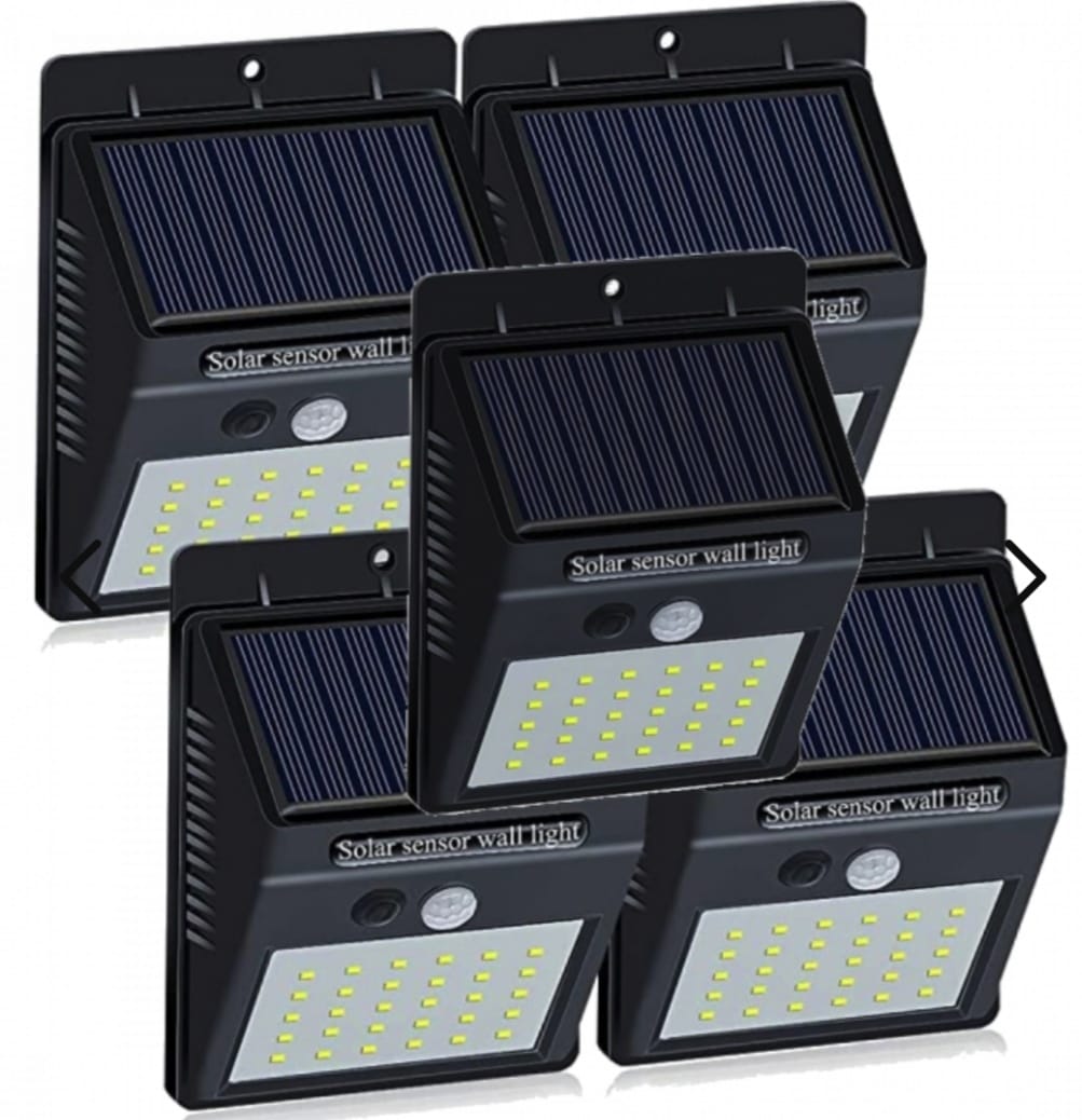 LumaSet Solar Tuinlampen – 5 Stuks LED Wand- en Padverlichting IP65