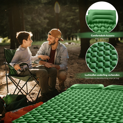 Dubbel Opblaasbaar Matras – Luchtbed | Comfortabel en Duurzaam