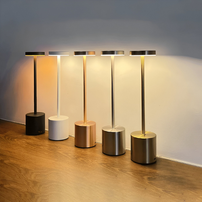 Retro Tafellamp LumaVrij – Oplaadbare Draadloze Sfeerverlichting voor Elk Interieur