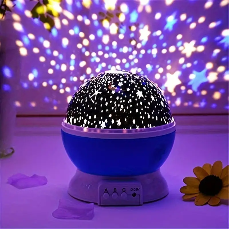 Luna Sterrenprojector Nachtlamp – Met Muziek en Kleurrijke Lichtshow