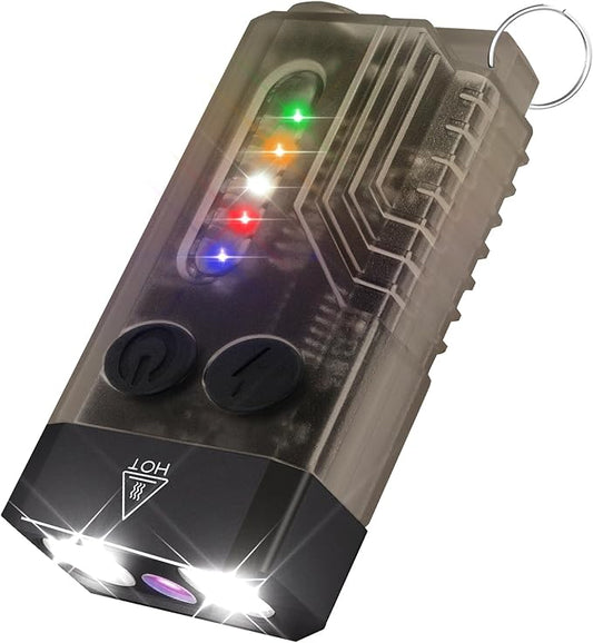 EDC Zaklamp - 1000 LM UV Licht - Oplaadbaar en Draagbaar