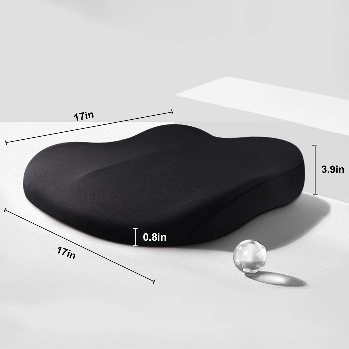 Autokussen VerhoogZit – Ergonomisch Zitverhoger Kussen met Geheugenfoam
